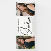 Moderne Afstuderen gefeliciteerd Foto Spandoek (Verticaal)