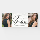 Moderne Afstuderen gefeliciteerd Foto Spandoek (Horizontaal)