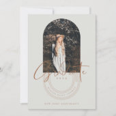 Moderne, Afstuderen geometrische concentrische Arc Kaart (Voorkant)