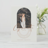 Moderne, Afstuderen geometrische concentrische Arc Kaart (Staand voorkant)