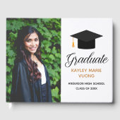 Moderne Afstuderen Hoger Afstuderen Foto 2023 Klas Gastenboek (Voorkant)