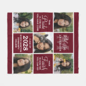 Moderne Afstuderen Inspirerend 5 Foto collage Fleece Deken (Voorkant (Horizontaal))