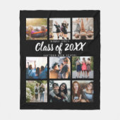 Moderne Afstuderen Keepomwille Gift Nine Photo Col Fleece Deken (Voorkant)