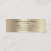 Moderne Afstuderen Klasse Naam Voeg zwart goud in  Mini Visitekaartje (Achterkant)