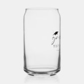 Moderne Afstuderen Klasse van 2024 Graduation Part Blikvorm Glas (Rechts)