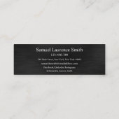 Moderne, Afstuderen klasse van de Kaart van het Tu Mini Visitekaartje (Achterkant)