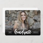 Moderne Afstuderen Klasse van het Afstuderen van d Aankondiging (Voorkant / Achterkant)