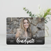 Moderne Afstuderen Klasse van het Afstuderen van d Aankondiging (Staand voorkant)