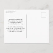 Moderne Afstuderen Klasse van het Afstuderen van d Aankondigingskaart (Achterkant)