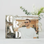 Moderne Afstuderen kondiging Afstudeerder (Staand voorkant)