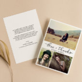 Moderne Afstuderen liefde en Bedankt script foto's