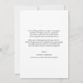 Moderne Afstuderen liefde en Bedankt script foto's (Achterkant)