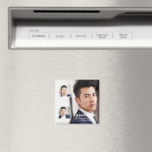 Moderne afstuderen met 3 foto's magneet (Insitu (Vaatwasser))