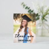 Moderne Afstuderen met briefing Foto Briefkaart (Staand voorkant)