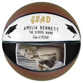 Moderne Afstuderen naam/Afstudeerder Afstuderen Fo Basketbal (Voorkant)