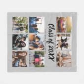 Moderne Afstuderen Nine Instagram Photo Collage Fleece Deken (Voorkant (Horizontaal))