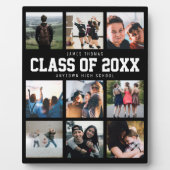 Moderne Afstuderen Nine Instagram Photo Collage Fotoplaat (Voorkant)