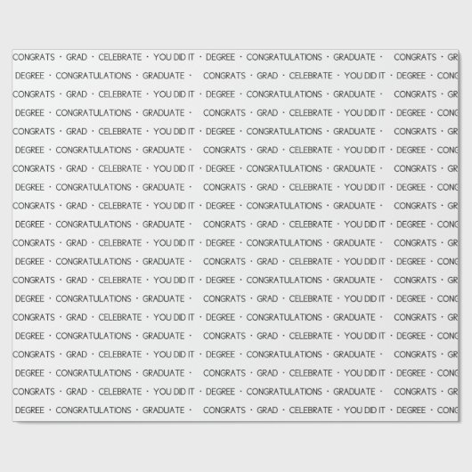 Moderne Afstuderen-opvulpapier Cadeaupapier (Vlak)