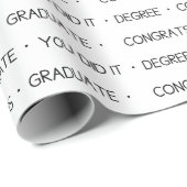 Moderne Afstuderen-opvulpapier Cadeaupapier (Rol Hoek)