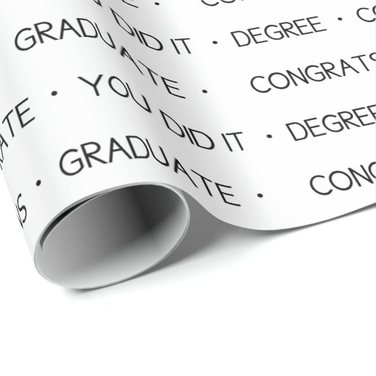 Moderne Afstuderen-opvulpapier Cadeaupapier (Rol Hoek)