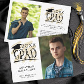 Moderne Afstuderen penseel Afstudeerder 2 Foto's Aankondiging