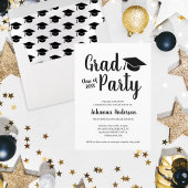 Moderne Afstuderen Script Afstudeerder Party Kaart
