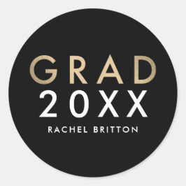 Moderne Afstuderen stickers Envelopzegels