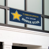 Moderne Afstuderen Superster middelbare school Spandoek (Buitenkant Gebouw)