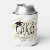 Moderne Afstuderen Typografie AFSTUDEERDER Aangepa Blikjeskoeler (Blikje Voorkant)