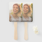 Moderne Afstuderen Typografie Klasse van 2024 | Fo Handwaaier (Voorkant en achterkant)