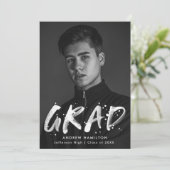 Moderne Afstuderen van de Foto van de Foto van de  Aankondiging (Staand voorkant)