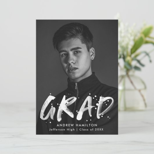 Moderne Afstuderen van de Foto van de Foto van de Aankondiging (Staand voorkant)