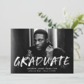 Moderne Afstuderen van de Foto van de Foto van de  Aankondiging (Staand voorkant)