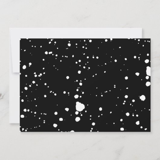 Moderne Afstuderen van de Foto van de Foto van de  Aankondiging (Achterkant)