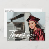 Moderne Afstuderen van de Foto van het Manuscript  Briefkaart (Voorkant / Achterkant)