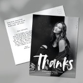 Moderne Afstuderen van de Foto van het Manuscript Briefkaart