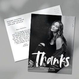 Moderne Afstuderen van de Foto van het Manuscript  Briefkaart