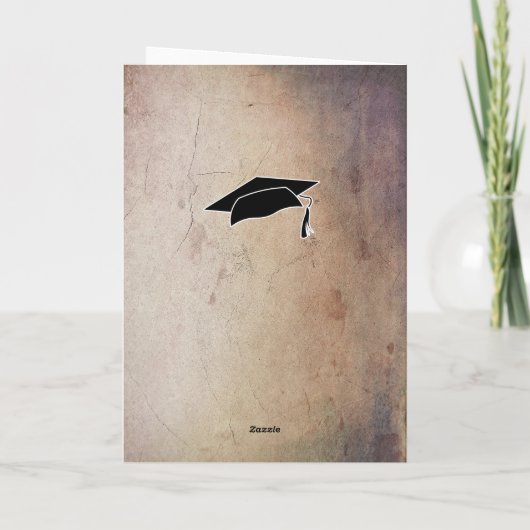 Moderne Afstuderen van felicitaties  Foto Kaart (Achterkant)