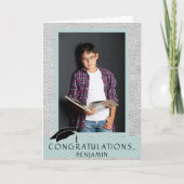 Moderne Afstuderen van felicitaties  Foto Kaart (Voorkant)