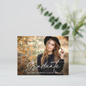 Moderne Afstuderen van het Manuscript van de Foto  Briefkaart (Staand voorkant)