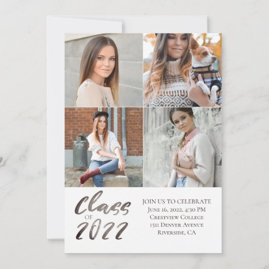 Moderne Afstuderen van het Manuscript van het Afst Kaart (Achterkant)