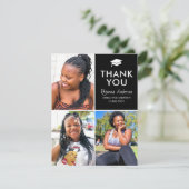 Moderne Afstuderen van het Net van het Kollage van Bedankkaart (Staand voorkant)