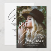 Moderne Afstuderen van het Witte Manuscript van de Kaart (Voorkant / Achterkant)