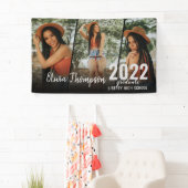 Moderne Afstuderen van het Zwart  van de Foto van  Spandoek (Insitu)