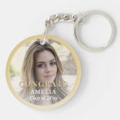 Moderne Afstuderen Volledige foto Sleutelhanger (Achterkant)