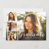 Moderne Afstuderen voor bestreken script Aankondiging (Voorkant)