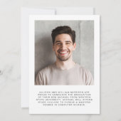 Moderne Afstuderen voor bestreken script Aankondiging (Achterkant)