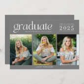 Moderne Afstuderen voor drie foto's op de middelba (Voorkant / Achterkant)