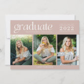 Moderne Afstuderen voor drie foto's op de middelba (Voorkant)