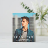 Moderne Afstuderen voor fotobudget Hartelijk dank (Staand voorkant)